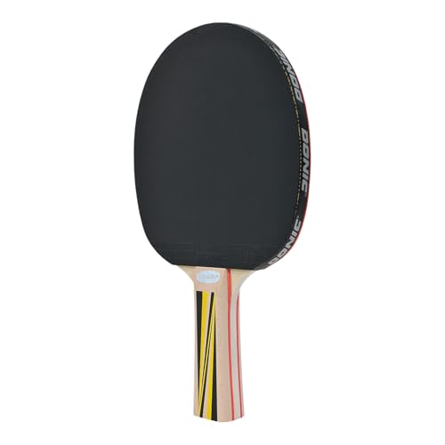 DONIC Top Team 500 Player Set All-Rounder Table Tennis Racket/Bat, Colour - Yellow/Black, Weight - 87 grams - Image 4