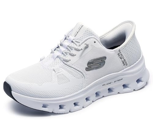 SKECHERS أحذية هاندس فري سليب-إنز جلايد-ستيب برو WHT، 8.5 - Image 5