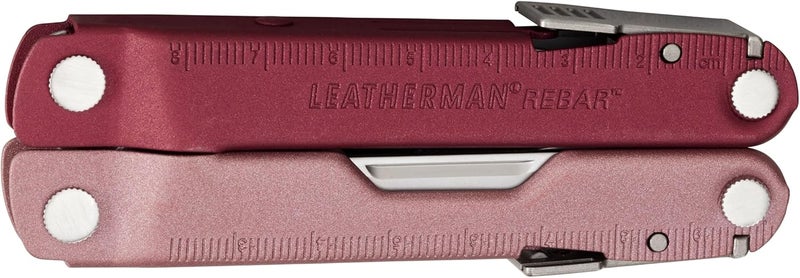 LEATHERMAN أداة متعددة الاستخدامات ريبار مع قواطع أسلاك قابلة للاستبدال ومنشار، توت كرانبيري مائل - Image 3