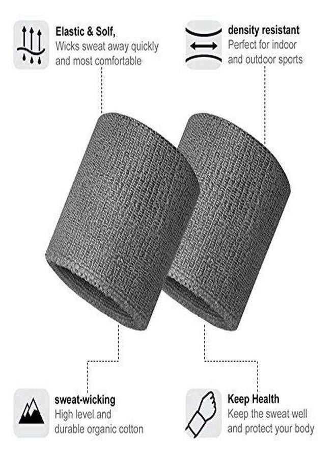 Drauss Sweatband/Wrist Band/Wrist Support for Gym and Sports with Best Colour Combination - Image 5
