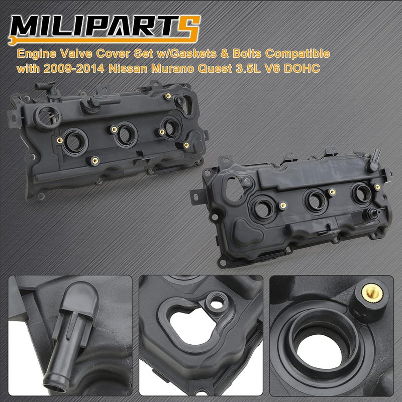 MILIPARTS مجموعة غطاء صمامات المحرك MILIPARTS لسيارات نيسان ألتيما، باثفايندر، إنفينيتي JX35، QX60 - Image 3