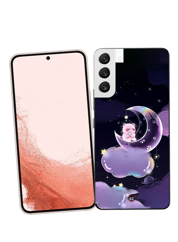 Service Zone Protective Mobile Back Cover Teddy Bear On Moon For Samsung S21 - Image 1
