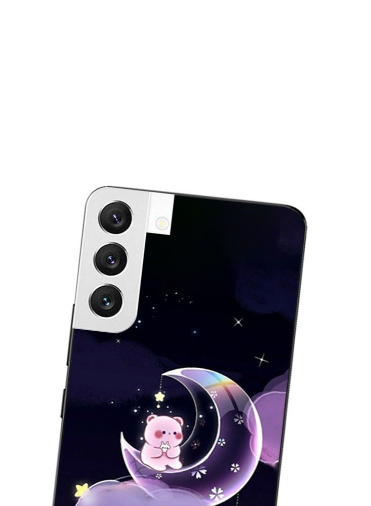Service Zone Protective Mobile Back Cover Teddy Bear On Moon For Samsung S21 - Image 2