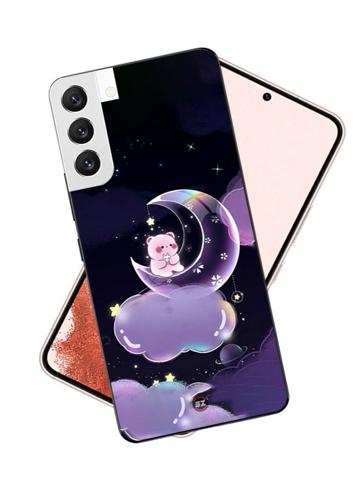 Service Zone Protective Mobile Back Cover Teddy Bear On Moon For Samsung S21 - Image 3
