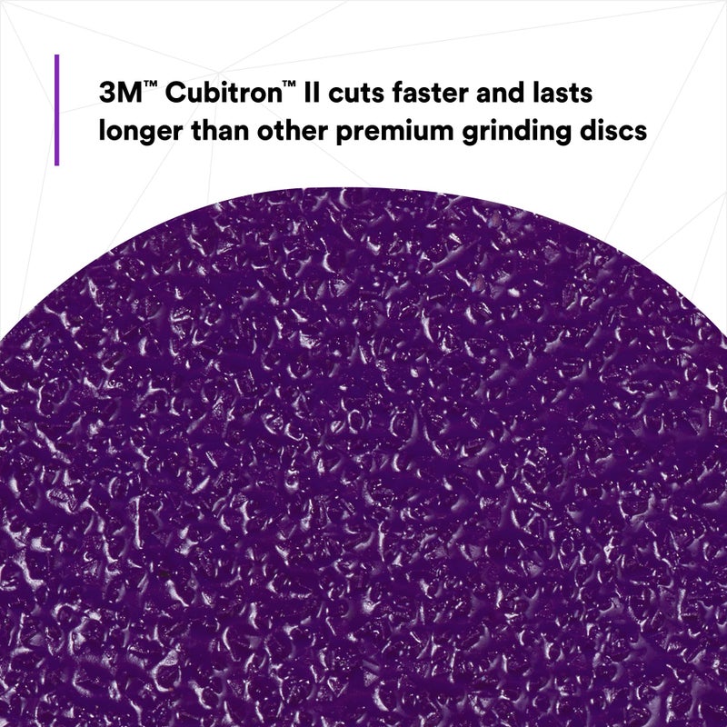 Cubitron 3M Cubitron II Roloc Fibre Disc, 786C, 33389, 3 in, 36+ Grit, 15 Pack, High Performance, Fast Cutting, Long Lasting - Image 4