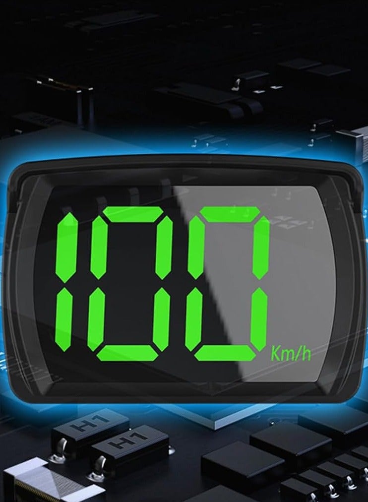 Heads-Up Display Digital Speedometer for Car Truck – Plug and Play HUD with Large Screen, High-Definition Display, KM/H MPH Speed Monitor, Overspeed Alarm, Compatible with All Vehicles - Image 1