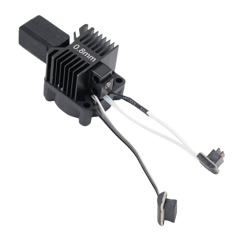 Hot End Replacement for Bambu Lab P1P P1S 3D Printer 0.8MM Hardened Steel Integrated Nozzle with Cooling Fan Heater Thermistor - Image 4