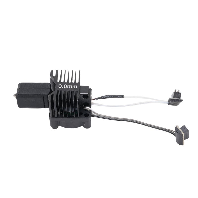 Hot End Replacement for Bambu Lab P1P P1S 3D Printer 0.8MM Hardened Steel Integrated Nozzle with Cooling Fan Heater Thermistor - Image 2