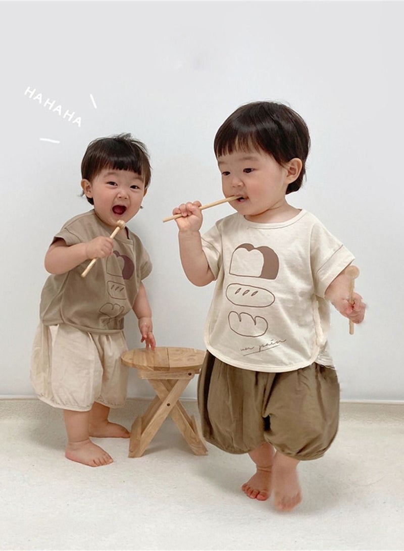Loquat 2Pcs New Soft Breathable Baby Comfort Short T For  - Image 2