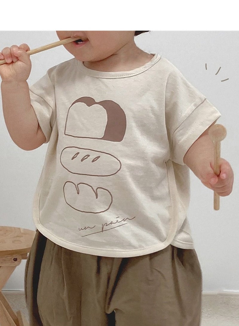 Loquat 2Pcs New Soft Breathable Baby Comfort Short T For  - Image 3