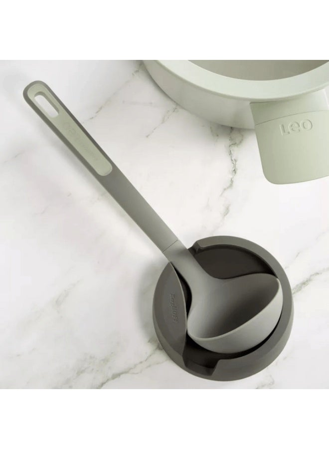 بيرجوف مغرفة تقديم من النايلون المقاوم للغسل في غسالة الأطباق من ليو بالانس، لون رمادي - Image 4