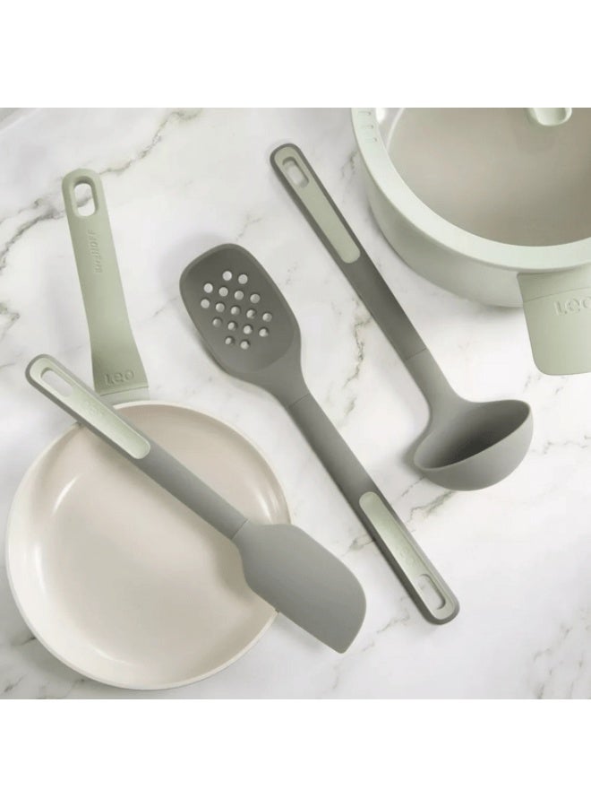 بيرجوف مغرفة تقديم من النايلون المقاوم للغسل في غسالة الأطباق من ليو بالانس، لون رمادي - Image 3