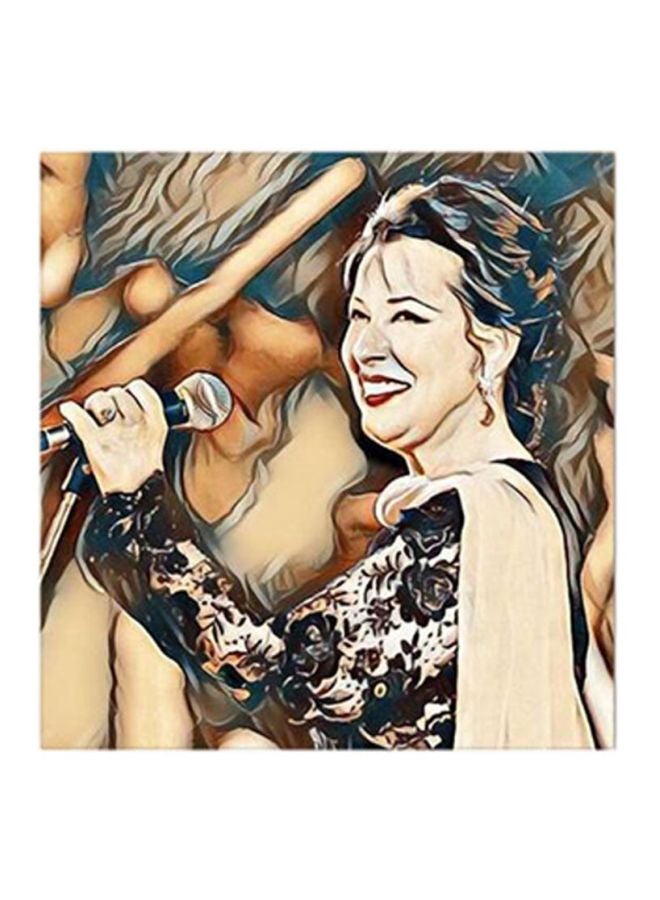 RYN Nagat Al-Saghira MDF Wall Art Multicolour 30x30centimeter - Image 1