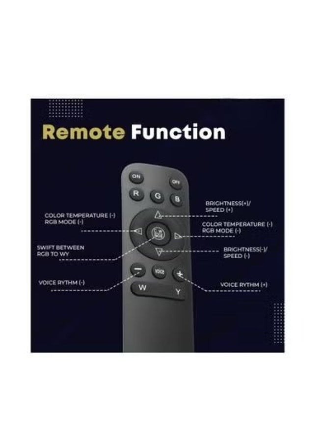 "LED Ring Light (DRL-18 RGB) 46 cm for YouTube | Photography | Video Recording | Live Streaming | Makeup & Vlogging | Compatible with iPhone/Android and Cameras" - Image 3