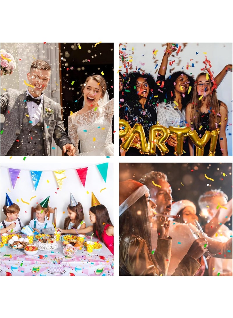 Pack of 6 Party Popper Confetti with Spring Loaded, Used for Party Birthday Festival Celebration 6 inch Size  - Image 3