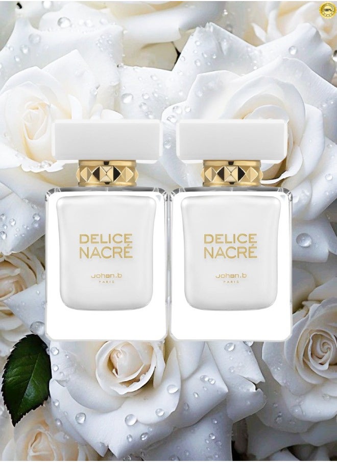 Johan.B Paris 2 Pieces Delice Nacre Johan B Paris Perfume EDP 85ML  - Image 1