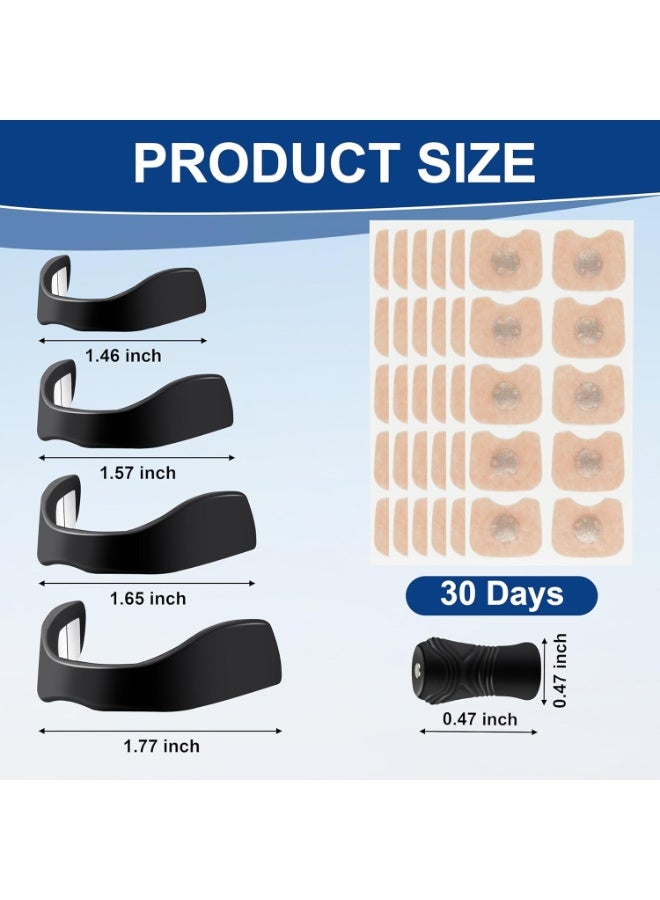 شرائط أنف مغناطيسية لمكافحة الشخير، شرائط لتسهيل التنفس أثناء الرياضة والنوم، جهاز لتخفيف انسداد الأنف - Image 3