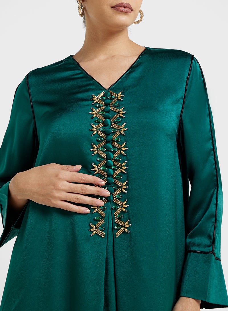 Khizana Embellished Jalabiya - Image 3