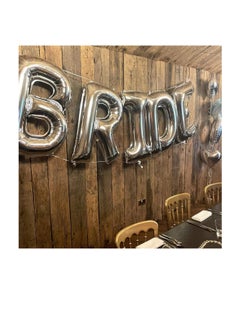 Party with Emma Silver Letter A to Z Balloons 32 inch Large Alphabet Balloons Silver Helium Foil Letter Balloon Banner for Birthday Party Anniversary Wedding Decoration (Silver-V)  - Image 2