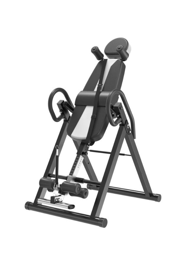 الحلم طاولة انقلاب، طاولة انقلاب شديدة التحمل بسعة 330 رطلاً، آلة شد الظهر لإزالة الضغط، معدات تدريب القوة مع مسند للرأس، قفل للكاحل، حزام حماية قابل للتعديل، نطاق تعديل كبير للغاية من 4.8 إلى 6.4 قدم - Image 1