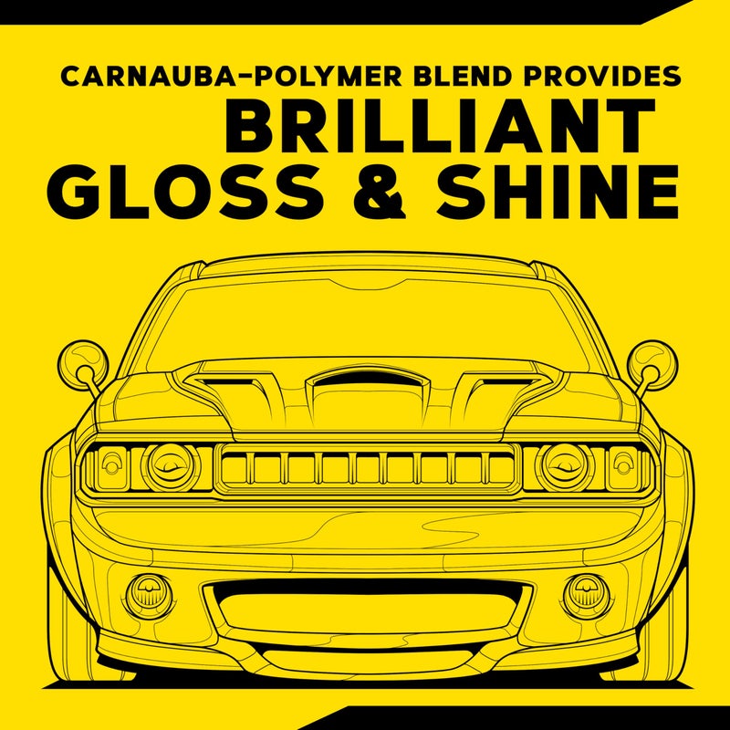 Meguiar's Gold Class Carnauba Plus Premium Liquid Wax Kit, Car Detailing Kit with a Pure Carnauba Wax Blend and a Foam Applicator Pad for Keeping Glossy Paint Protected Like a Pro, 16 Oz Bottle - Image 4