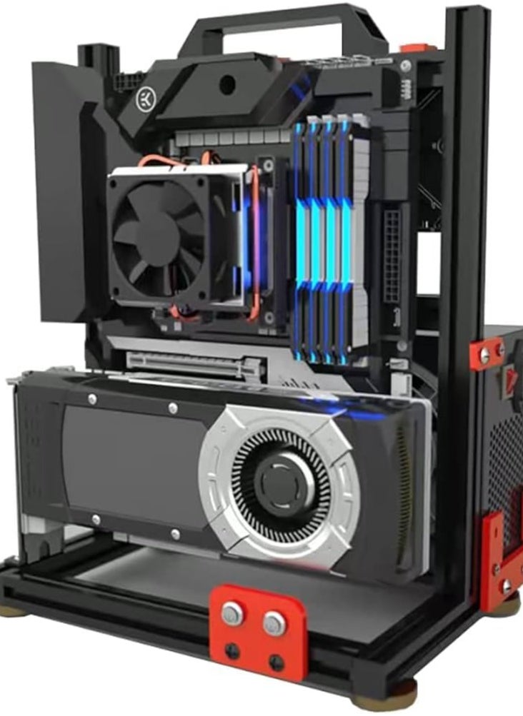 Intel - BUDGET GAMING and WORK OPEN AIR DEAKTOP PC: Corei5 12400F PROCESSOR | GPU: GTX 1080 8GB GRAPHICS CARD | 16GB RAM | 1TB NVME | Windows 10 | WIFI BT READY - Image 1