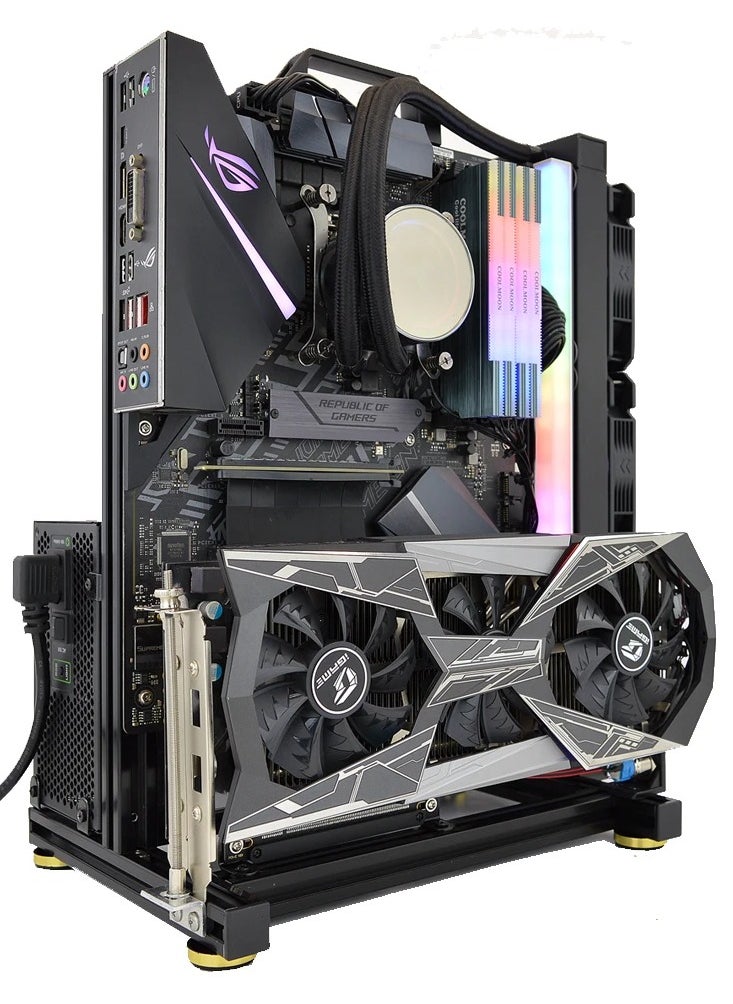 Intel - BUDGET GAMING and WORK OPEN AIR DEAKTOP PC: Corei5 12400F PROCESSOR | GPU: GTX 1080 8GB GRAPHICS CARD | 16GB RAM | 1TB NVME | Windows 10 | WIFI BT READY - Image 1