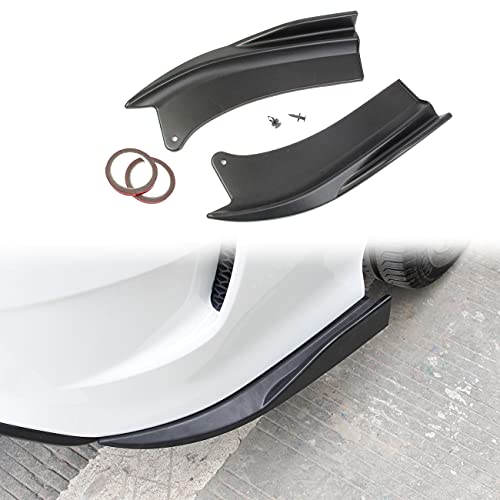 crosselec Car Rear Bumper Spoiler Bumpers Lip Diffuser Splitter Protector for Dodge Charger 2015-2021 (Matt Black) - Image 1