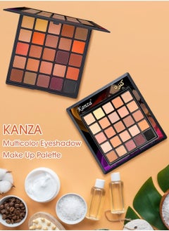 Kanza Eyeshadow Palette with 25 different Shades High Pigment Eyeshadow Palette for Salon & Home Use Blending Eye Shadow Pallet for Women 25 Colors in 1 Palette  - Image 2