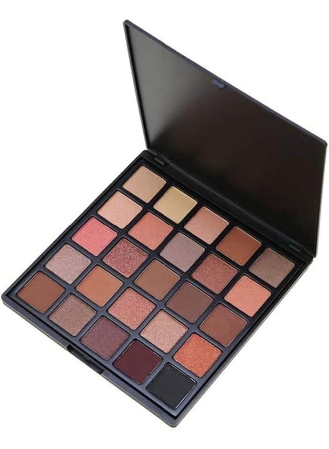 Kanza Eyeshadow Palette with 25 different Shades High Pigment Eyeshadow Palette for Salon & Home Use Blending Eye Shadow Pallet for Women 25 Colors in 1 Palette - Image 4