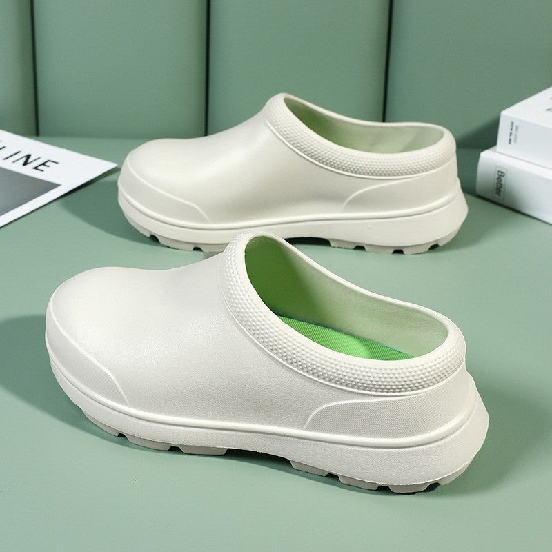 Kitchen Shoes Men'S Spring & Fall Work Shoes Nurse Shoes Rain Boots Women'S Water Shoes Black Chef Shoes Breathable Non-Slip Waterproof And Oil-Proof - Image 2