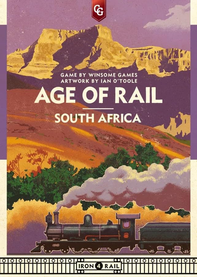 Capstone Games Age of Rail South Africa Strategy Board Game of Building Railroads 60 Minute Play Time 3 to 6 Players Ages 14 and Up - Image 1