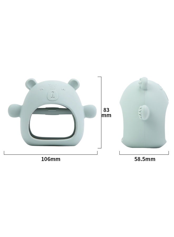 LCAREMOM Baby Fruit Feeder and Teether Set,Teething Toys for Babies,wth Baby Fruit Feeders and Food Freezer Tray, 3 Different Sized Silicone Sacs, Bpa Free Natural Organic Freezer Silicone Baby Teethers,Infant Teething Training Toys,Green - Image 5