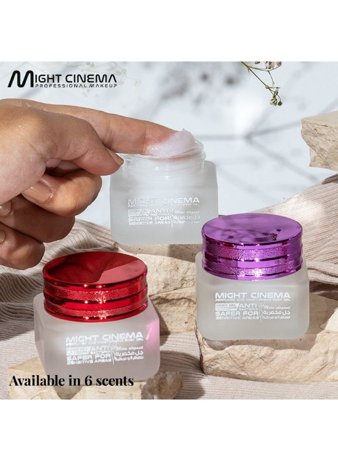 مايت سينما جل مخمري معطر ومرطب للمناطق الحساسة من مايت سينما – جل ترطيب وتفتيح البشرة برائحة فاخرة مستوحاة من أفضل العطور العالمية، تركيبة آمنة مضادة للبكتيريا، يمنحك نعومة فائقة وترطيب عميق يدوم طويلاً – جل معطر للجسم والمناطق الحساسة بخلاصة عطور راقية، مرطب ومضاد للبكتيريا لتفتيح وتوحيد لون البشرة مع ترطيب يدوم طوال اليوم - Image 2