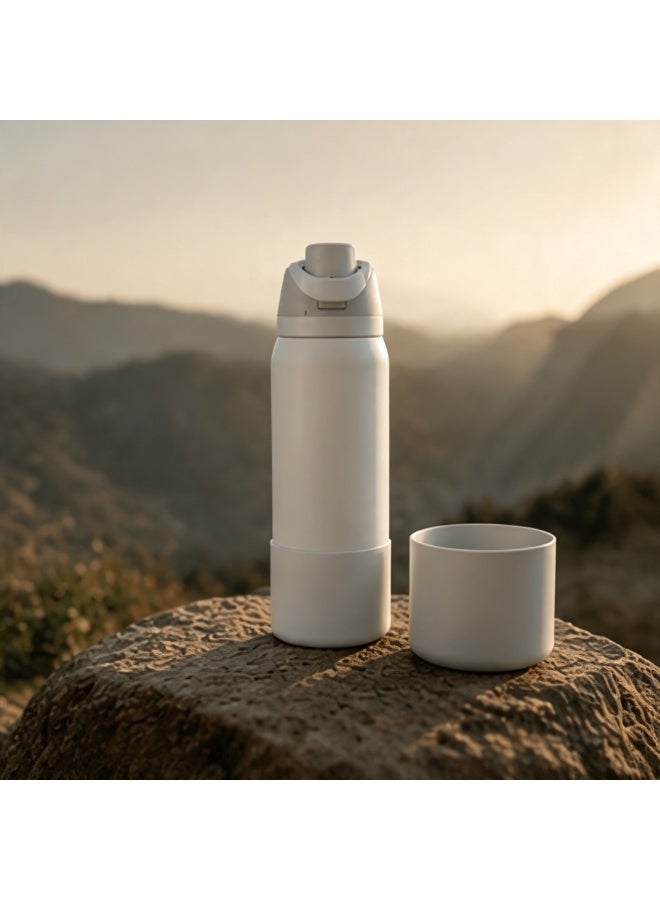 Food Grade BPA Free Silicone Cup Protector Sleeve, Anti-Slip Shockproof Protective Boot for Tumblers & Bottles, Durable Base Cover for Outdoor, Home, Office and Fitness Use - Image 4