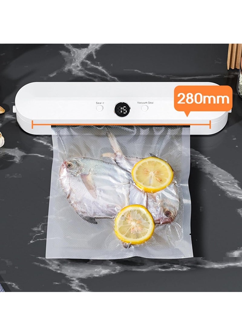 Automatic Food Vacuum Sealer Machine for Efficient Food Preservation and Storage with Fresh Modes for All Your Needs