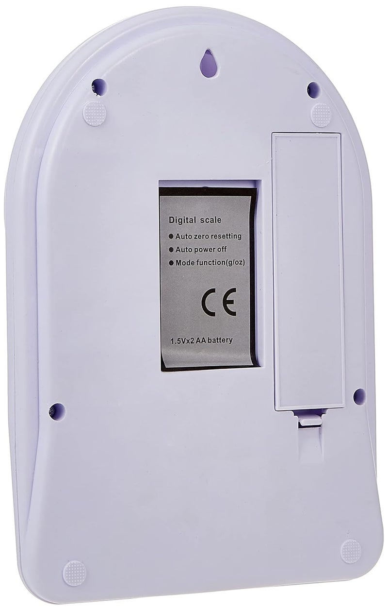 Spaceshoop Electronic Scale SF - 400 LCD Display, White - Image 3
