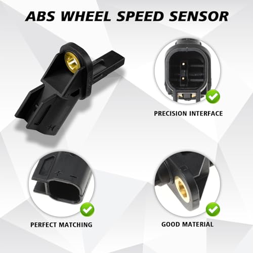 Hirificing ABS Wheel Speed Sensor Front Left or Right Replaces OEM #8M5T2B372AA 3M5T2B372AB 3M5T2B372BA, Car Front ABS Speed Sensor Compatible with Ford Focus C-Max Escape - Image 3