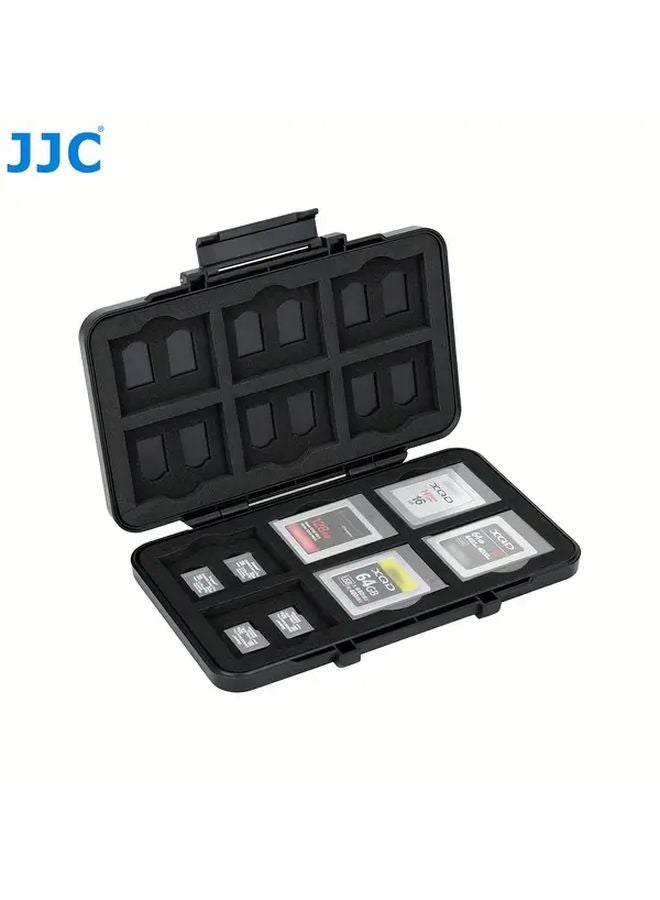 Large Capacity Memory Card Case Holder For 12 CFexpress Type B XQD And 24 Micro SD Cards - Image 1