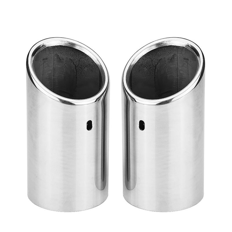 Stainless Steel Exhaust Muffler: 100% High Quality Durable Corrosion Resistant - Easy To Install Exhaust Tail Pipe Tip for A4 B8 2009-2012 Car Exhaust Accessory - Image 1