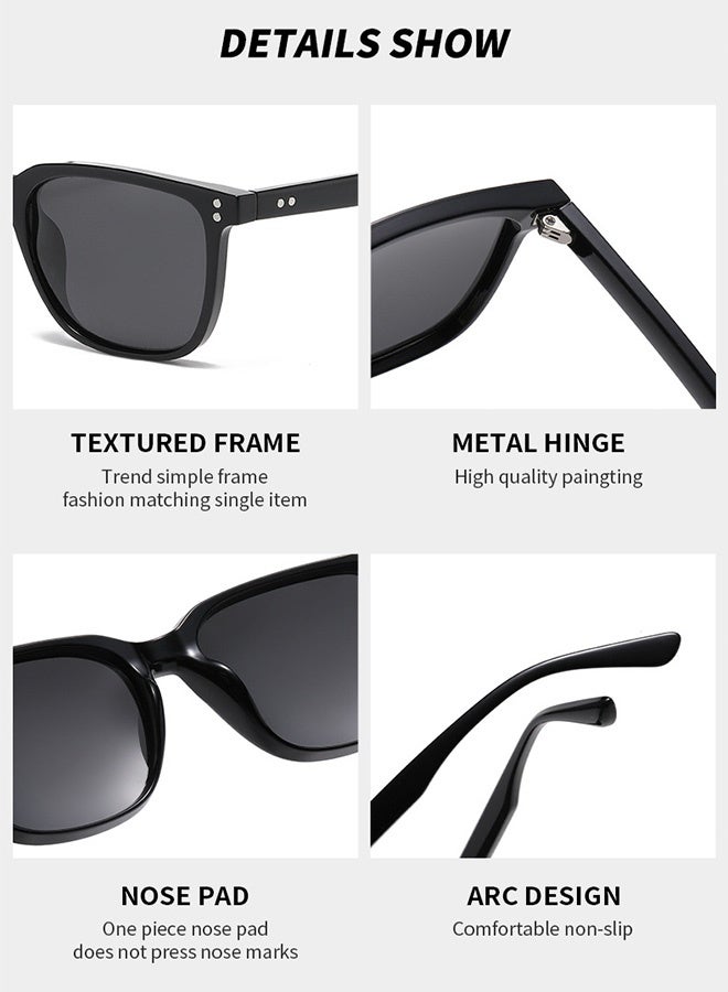 AZorb Polarized Sunglasses for Men Women Square Sun Glassess Men's Sunglass Retro Classic Eye Glasses Shades Sun Glasses Womens Mens UV400 Protection Shades - Image 4