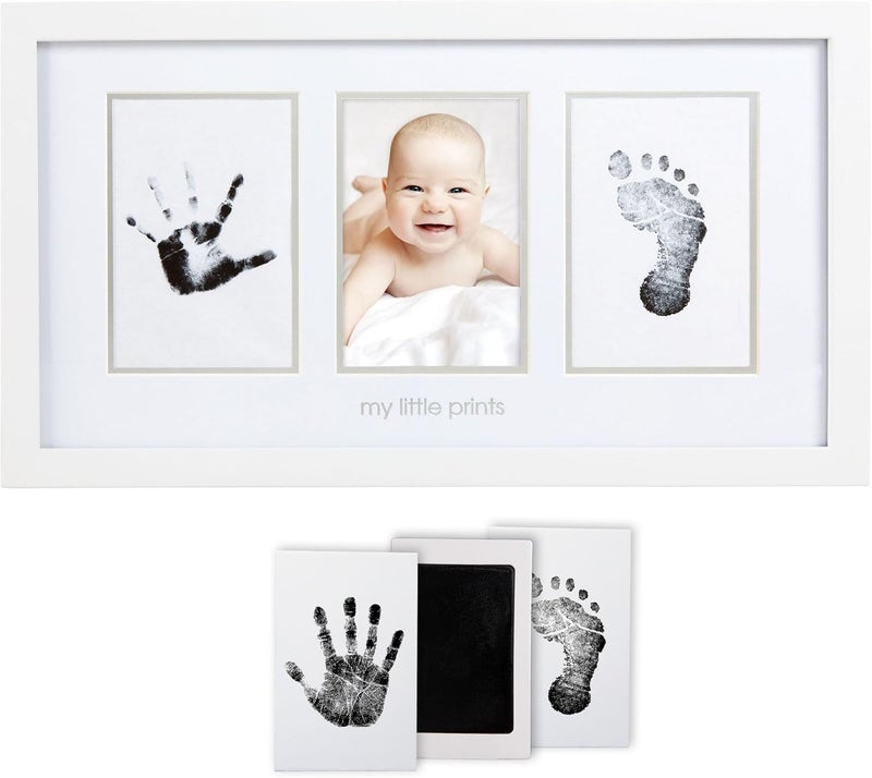 pearhead Newborn Babyprints Photo Frame and Baby Handprint and Footprint Kit PH-13032 - Image 1