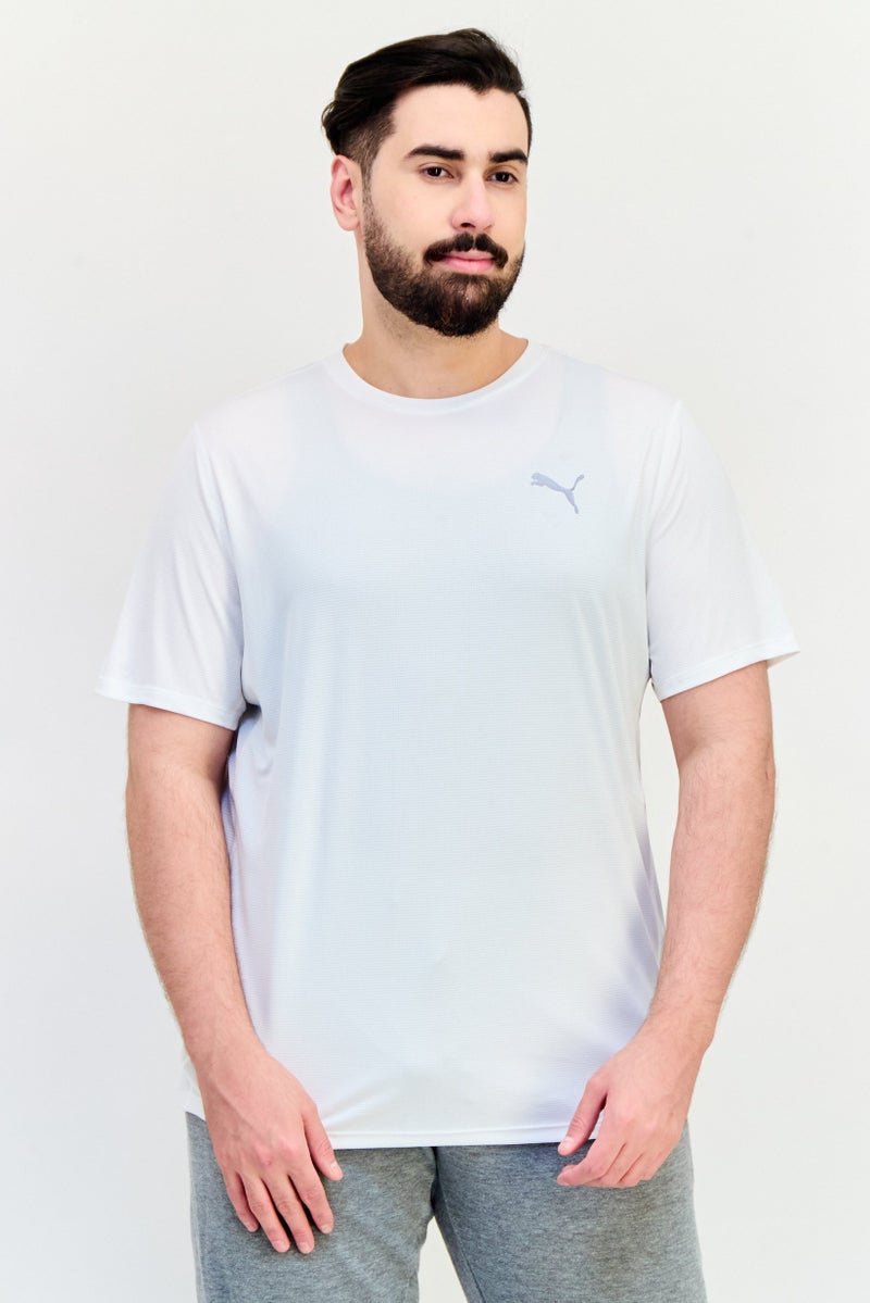 PUMA Men Sportswear Fit Short Sleeve Training T-Shirt, White - Image 1