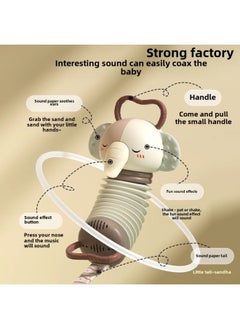 Generic Baby's Cloth Book Toy Accordion Infants Over Months-One Year Old Music Children's Educational Early Education-Color:Extra Large Poké Cute Lion Accordion + Shooting Five-layer Rotary Music-Specification:[charging Model]  - Image 5