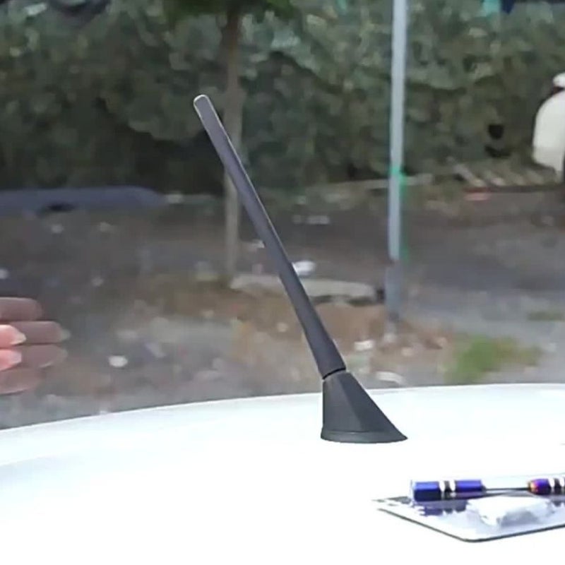 Ultra Short Golden Blue Metal Antenna For Modified Car Decoration And Universal Roof Accessory - Image 3