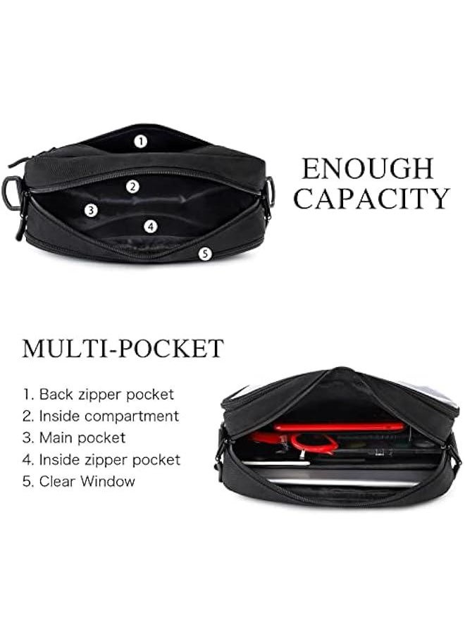 Arabest - Small Ita Bag Crossbody Purse with Pin Display Insert - Image 1