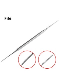 Kohm Kohm KP-7100 Ingrown Toenail Tool Kit, File & Lifter Set - Professional Grade, Stainless Steel, Ingrown Toe Nail Pedicure Tools, Podiatry Tools Blacks File and Under Nail Cleaner  - Image 3