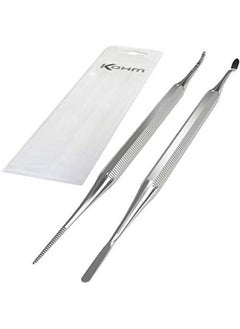 Kohm Kohm KP-7100 Ingrown Toenail Tool Kit, File & Lifter Set - Professional Grade, Stainless Steel, Ingrown Toe Nail Pedicure Tools, Podiatry Tools Blacks File and Under Nail Cleaner  - Image 2