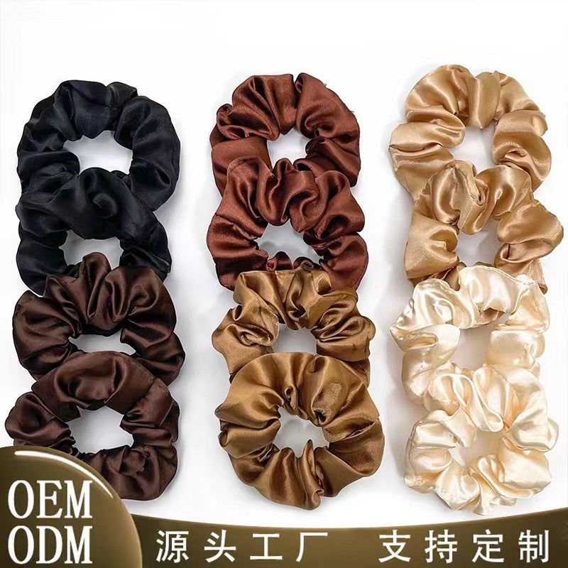 Sedin Pig Intestine Ring Tie Head Rope Hair Flower Rubber Band Hair Ring Hair Accessories Women - Image 2
