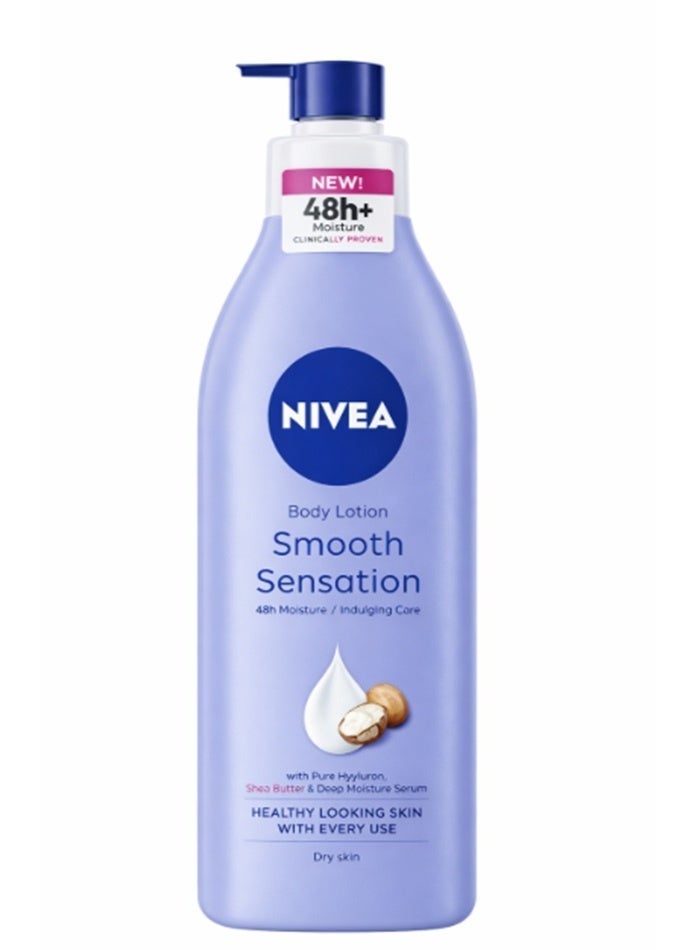 Nivea Shea Smooth Body Lotion, Dry Skin, 625Ml - Image 1